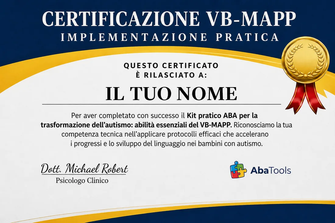 Certificato di implementazione VB-MAPP
